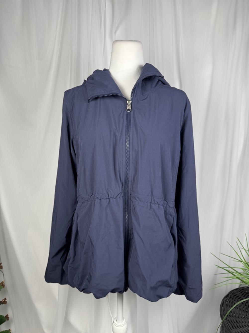 lululemon athletica Hooded Zip Utility Jacket - Slate Blue